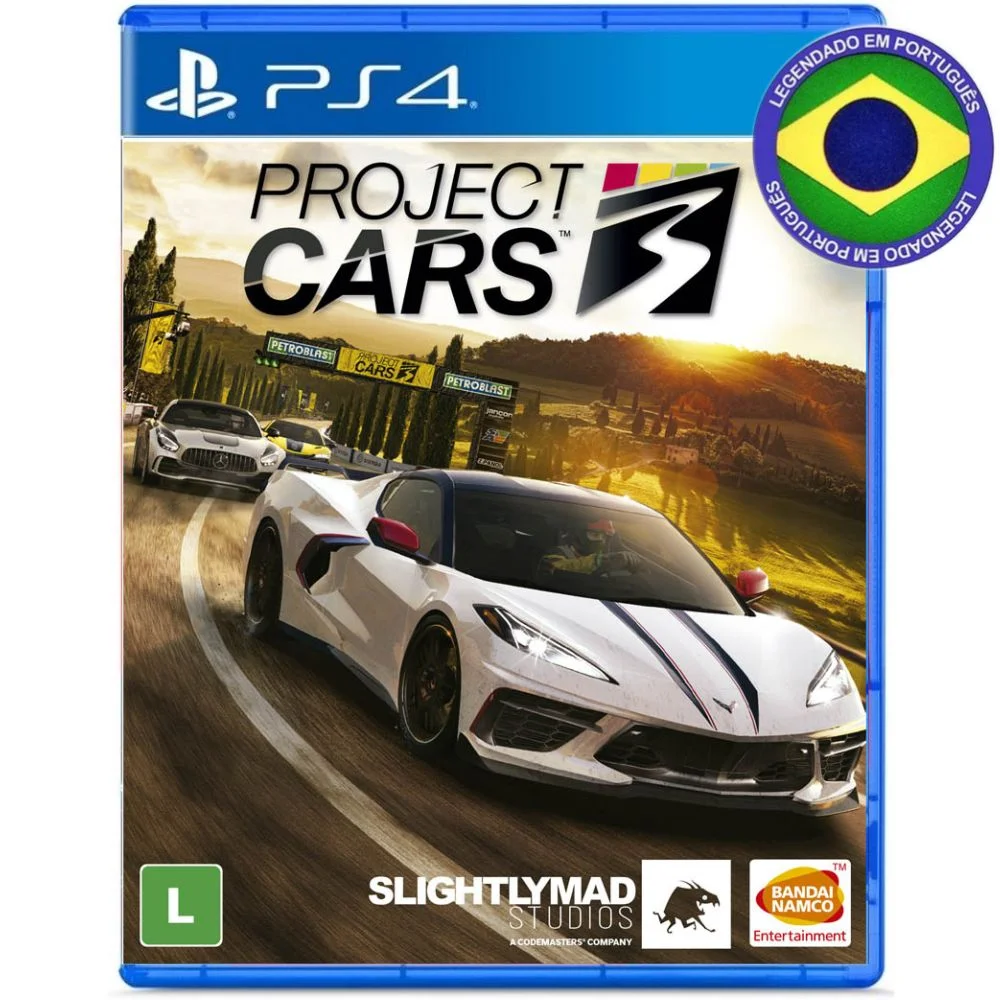 Project Cars 3 Ps4 Mídia Física Legendado Em Português Playstation 4 Project Cars 3 Ps4 Mídia Física Legendado Em Português Playstation 4