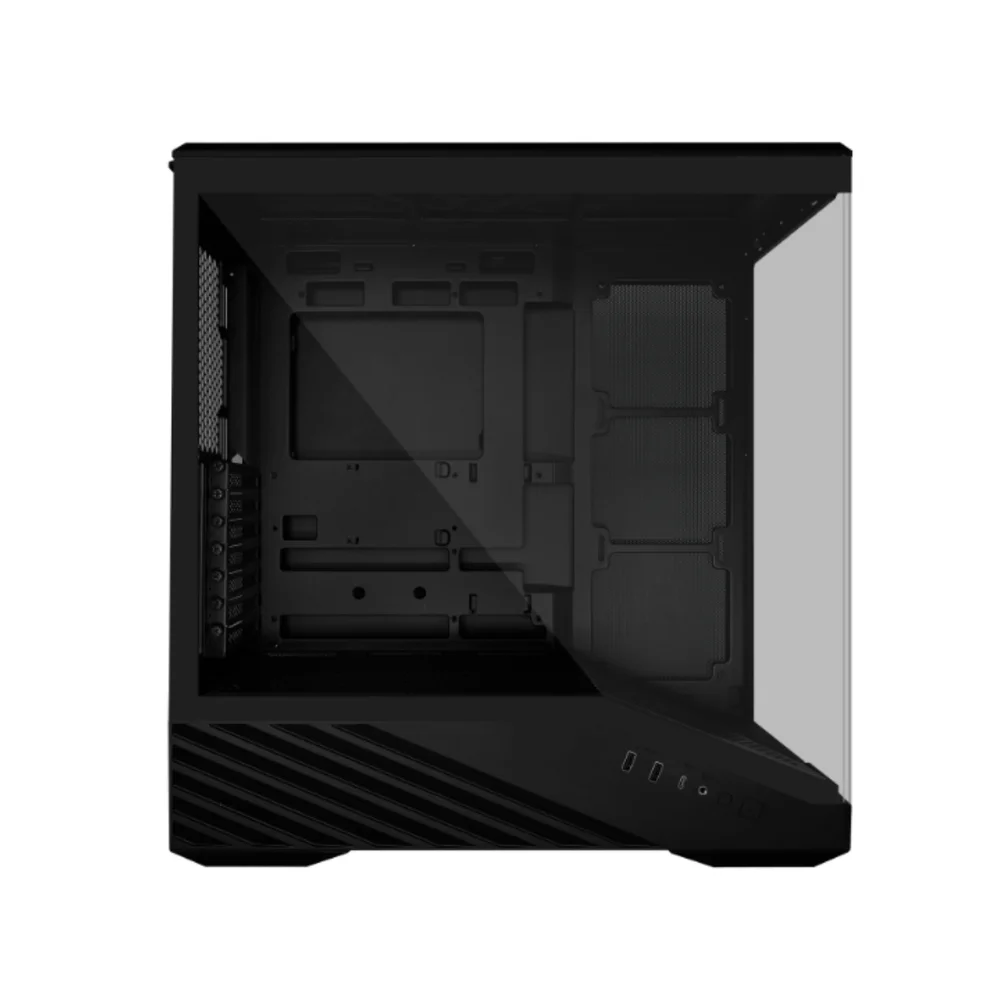 Gabinete Gamer Lian Li V100, Mid-tower, Vidro Temp, S/fan, Black - V100x Gabinete Gamer Lian Li V100, Mid-tower, Vidro Temp, S/fan, Black - V100x