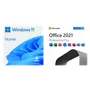 WINDOWS 11 Home + Microsoft Office Professional 2021 Licença Vitalícia 32/64 Bits