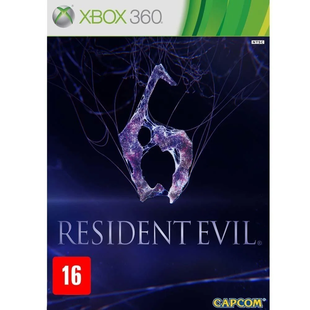 Game Resident Evil 6 Para XBOX 360 Mídia Física Game Resident Evil 6 Para XBOX 360 Mídia Física