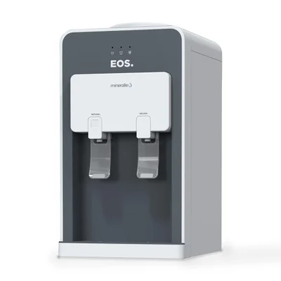 Bebedouro De Mesa Para Garrafão Eos Mineralle Slim Com Compressor Ebc07b 110v