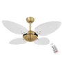 Ventilador Volare Off P Palmae Branco 127v E Controle Remoto