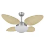 Ventilador De Teto Volare Petalo Palmae Natural 110v