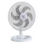 Ventilador Mesa Lorena Branco Oscilante 220v Pás Prata
