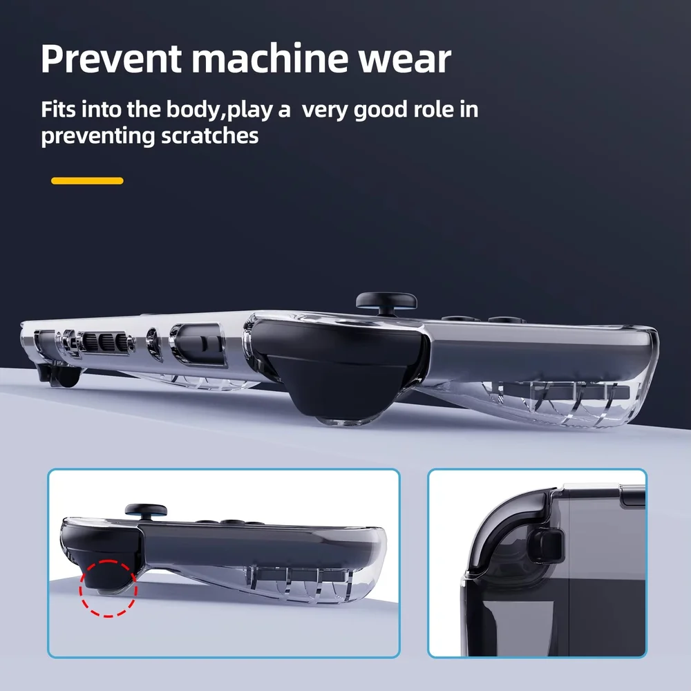Capa Nintendo Switch 2 Silicone Flexível Transparente Antichoque