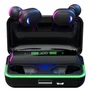 Headphone Sem Fio Black Controle Touch Com Estojo De Recarga Power Bank