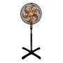 Ventilador Osc De Coluna 40cm Preto/bronze 127v Ventimais 80w