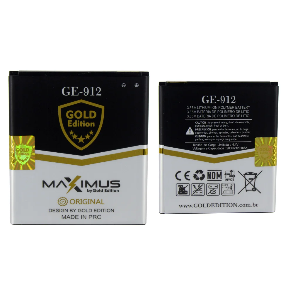 Bateria Gold Edition Ge-912 Compatível Moto E5 Play Je30