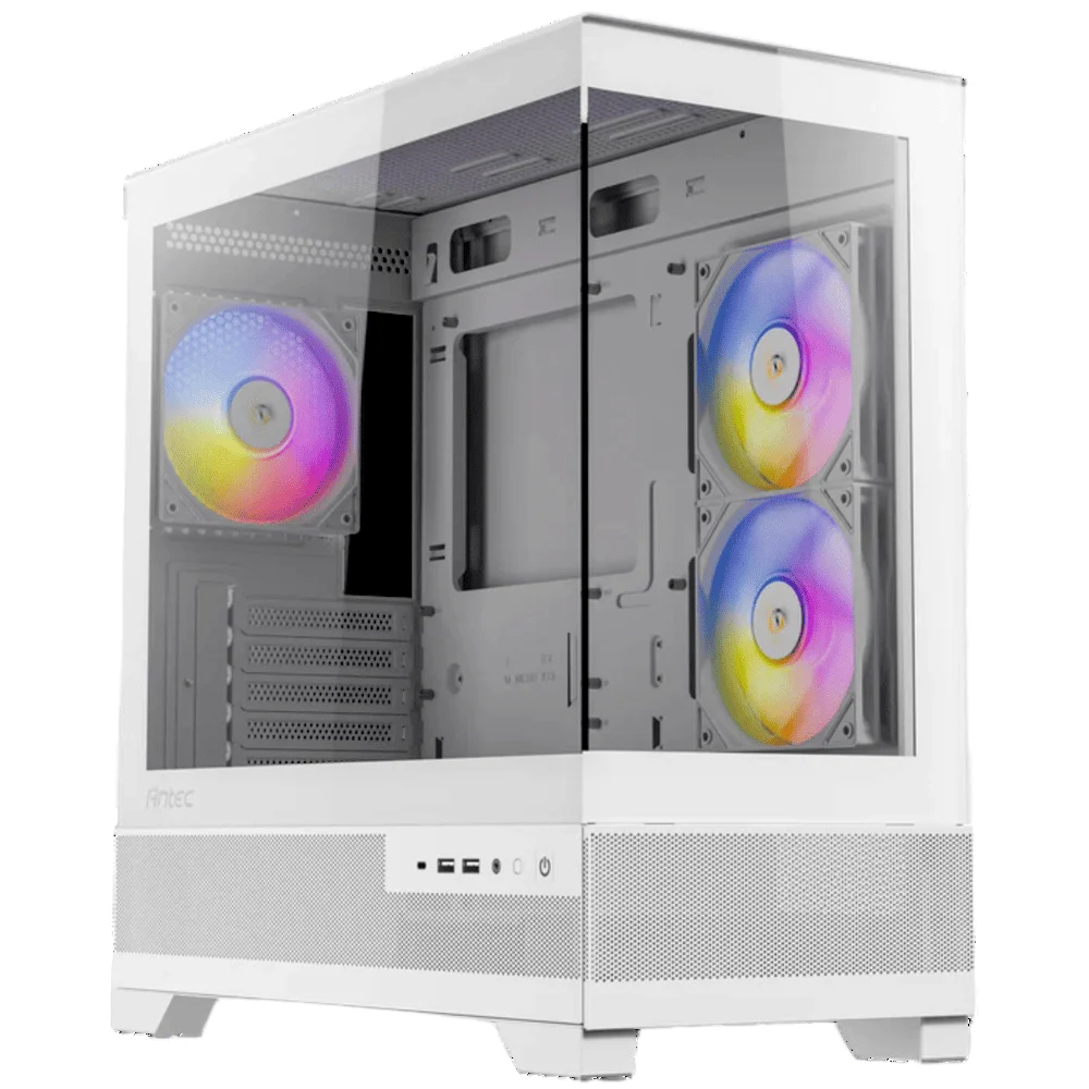 Gabinete Gamer Antec Cx500m RGB White Lateral De Vidro Temp 4mm Micro-atx/itx Com 3 Fans RGB 12 Gabinete Gamer Antec Cx500m RGB White Lateral De Vidro Temp 4mm Micro-atx/itx Com 3 Fans RGB 12