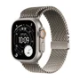 Apple Watch Ultra 3 Gps + Cellular - Caixa Natural De Titânio – 49 Mm - Pulseira Natural Estilo Milanês De Titânio – M