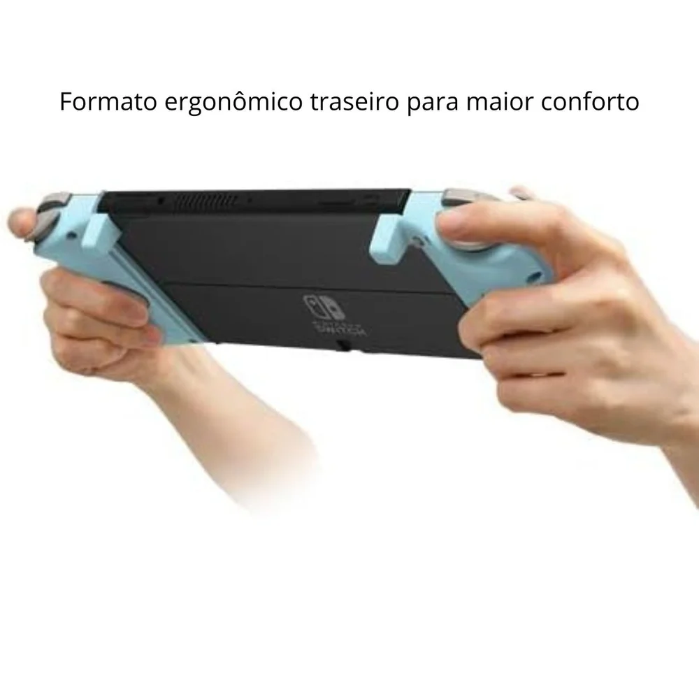 Controle Hori Split Pad Pokémon Pikachu Mimik Switch Celeste Controle Hori Split Pad Pokémon Pikachu Mimik Switch Celeste