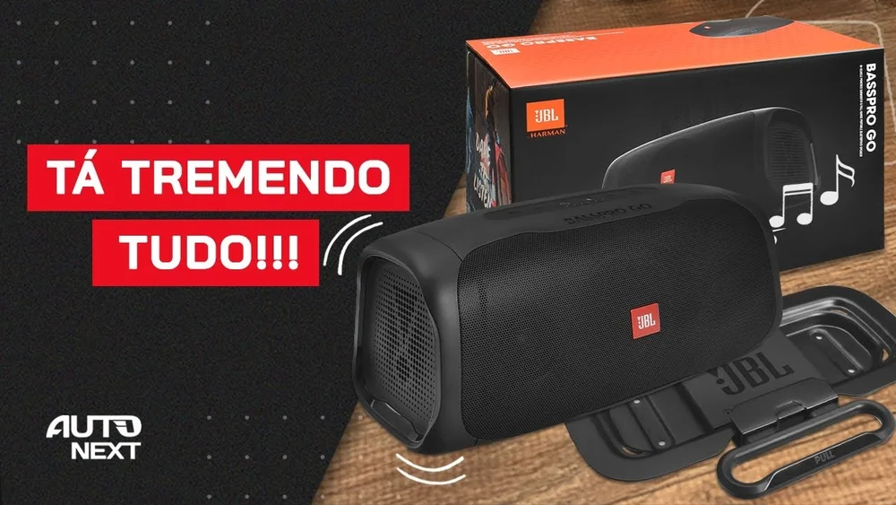 Speaker Portátil Jbl Basspro Go Bluetooth - preto