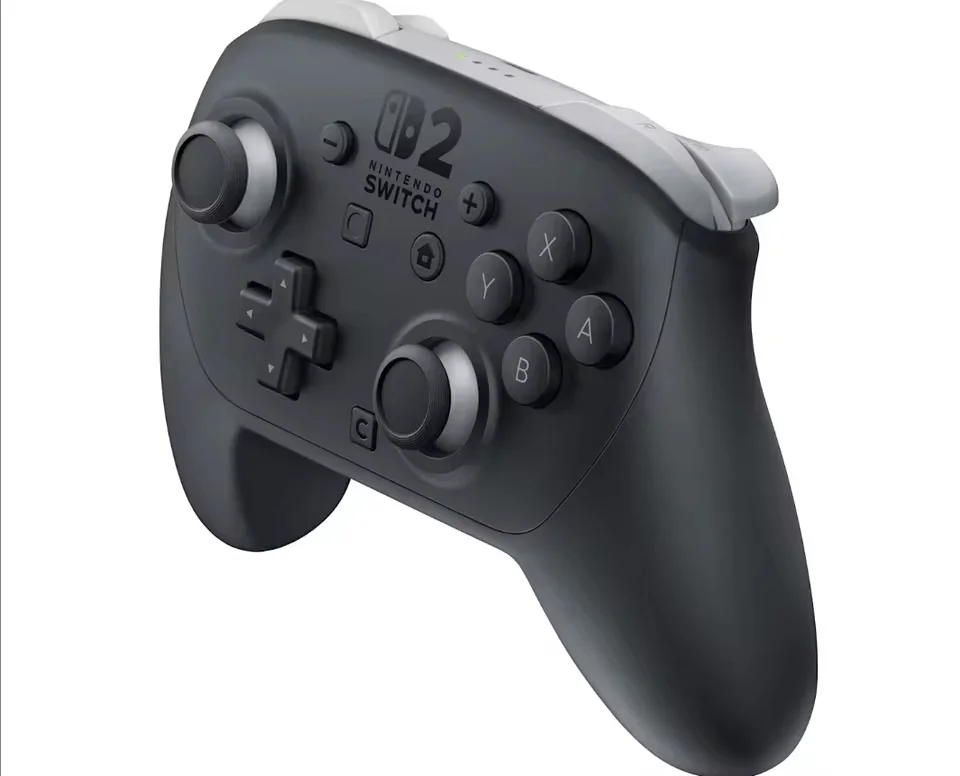 Controle Pro Do Nintendo Switch 2 Preto Controle Pro Do Nintendo Switch 2 Preto