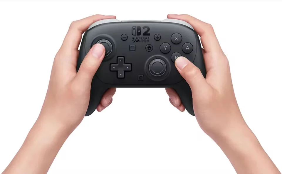 Controle Pro Do Nintendo Switch 2 Preto Controle Pro Do Nintendo Switch 2 Preto