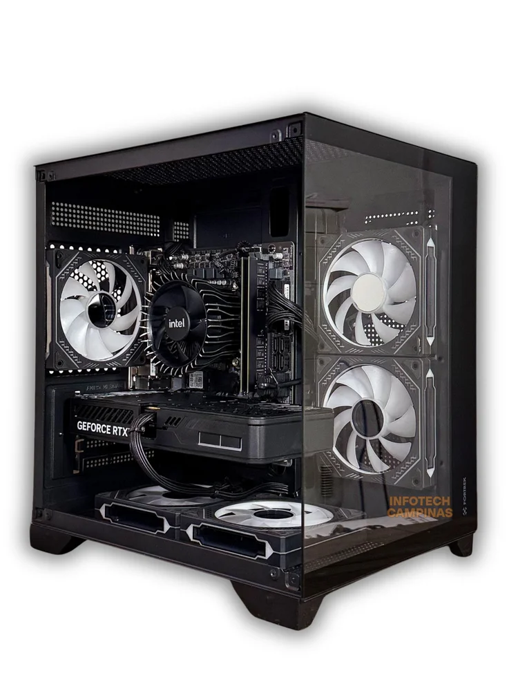 PC Gamer Workstation Intel i9 12900, RTX 5060 8GB, 32gb Ddr4, SSD 1TB Nvme, Win11 Pro Aquario - view 4