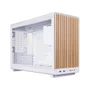 Gabinete Lian Li A3 Micro Atx Wood Edition Lateral Vidro Branco