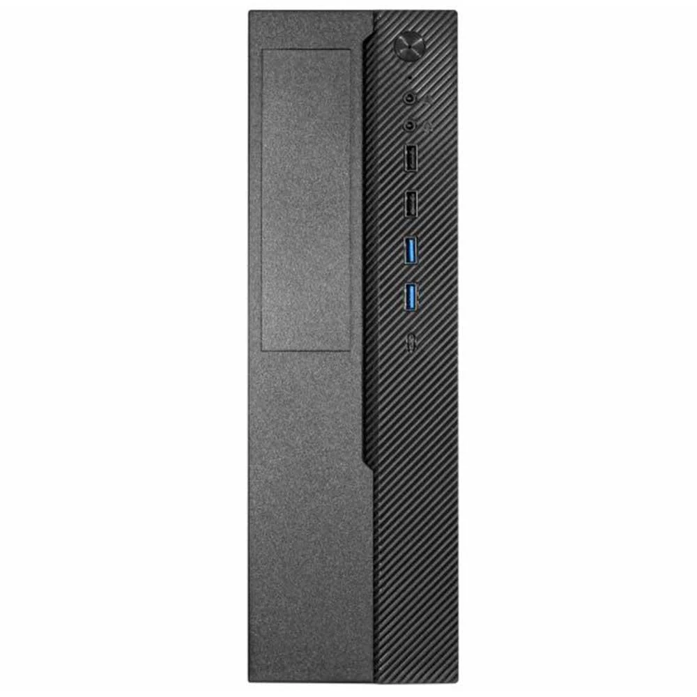 Gabinete K-mex Slim Micro Atx Gm-02td Com Fonte Ez-tfx300 80 Plus Bronze - Gm02tdxq5020b0x