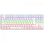 Teclado Mecânico Gamer T-dagger Bora, Rainbow, Switch Brown, Tkl, Abnt2, Branco - Branco - Unissex - Único