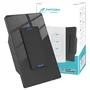 Interruptor Inteligente Tecla Física 2 Botões Zigbee Preto Jwcom Sa-zb279b-pt