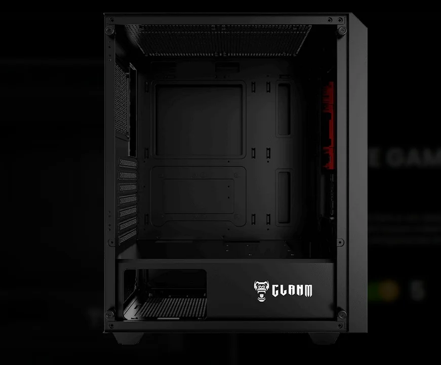 Gabinete Clanm Zilla ATX Mid Tower Preto