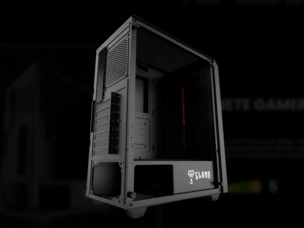 Gabinete Clanm Zilla ATX Mid Tower Preto