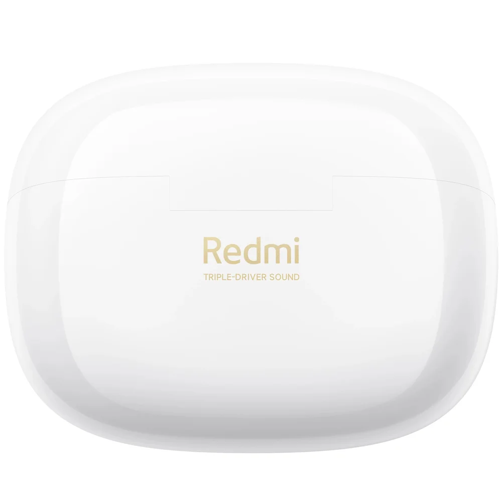 Fone De Ouvido Xiaomi Redmi Buds 6 Pro (bhr9310gl) Glacier Branco - Bluetooth 5.3 - Driver Triplo Cancelamento Ativo De Ruído (anc) Até 36 Horas De Duração Da Bateria,
