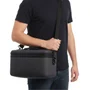 Bag Maleta Transporte Mala De Viagem + Case De Silicone Protetora + Película Vidro Para Switch 2 (azul)