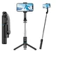 Bastão Pau De Selfie Bt Tripé Retrátil Controle 360