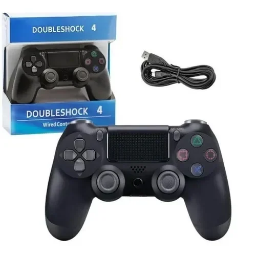 Controle Doubleshock 4 Para Play 4 E PC Sem Fio Recarregável Controle Doubleshock 4 Para Play 4 E PC Sem Fio Recarregável