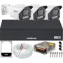 Kit 3 Câmeras 1080p Full Color C/áudio Dvr Intelbras 4ch 1TB