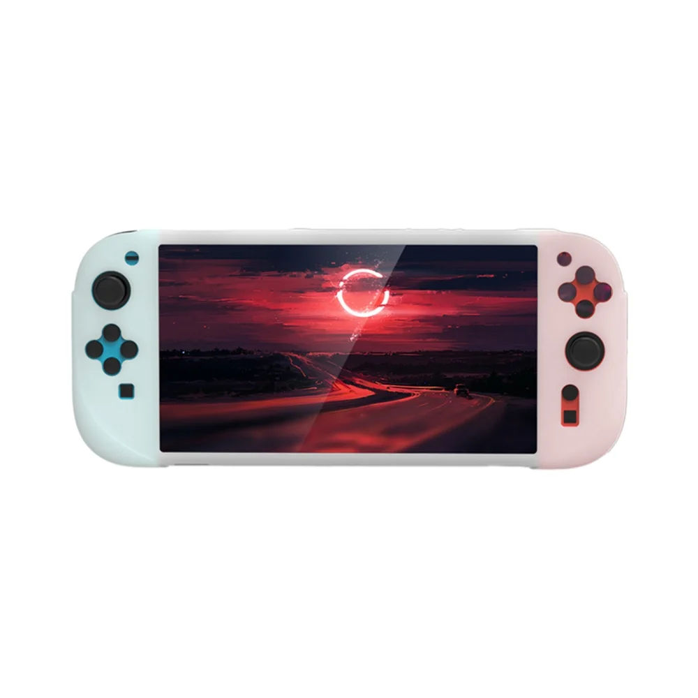 Capa De Silicone Case Antiderrapante + Película De Vidro Temperado 9h Para Switch 2 (branco)