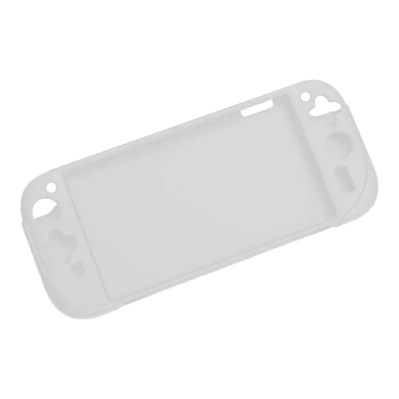 Capa De Silicone Case Antiderrapante + Película De Vidro Temperado 9h Para Switch 2 (branco)