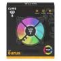 Cooler Fan ARGB Ventoinha Para Gabinete Eurus 6pin 12v Preto PC Clanm Gamer