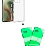 Kit 2un Película Cerâmica 9d  + Capa Anti Impactos Para Moto G56