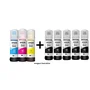 Kit 8 Refil Tinta Para T544 L3110 L3150 L3250 Preto E Cores