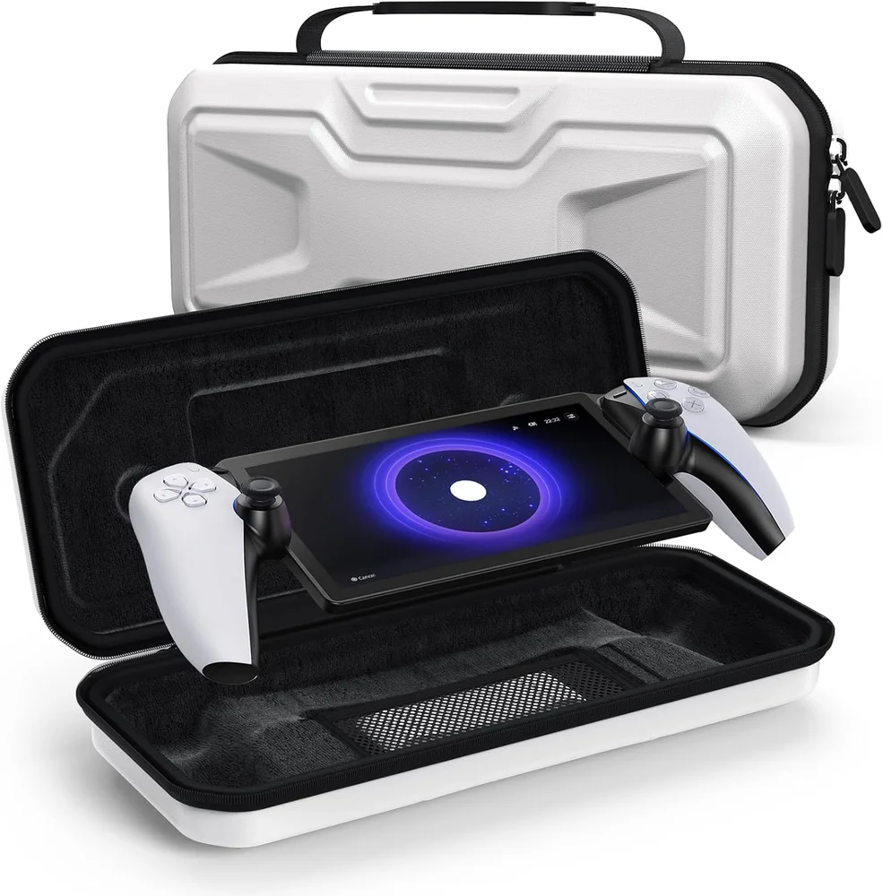 Case Bag Bolsa Estojo De Viagem E Proteção Para Playstation Portal Branco Case Bag Bolsa Estojo De Viagem E Proteção Para Playstation Portal Branco