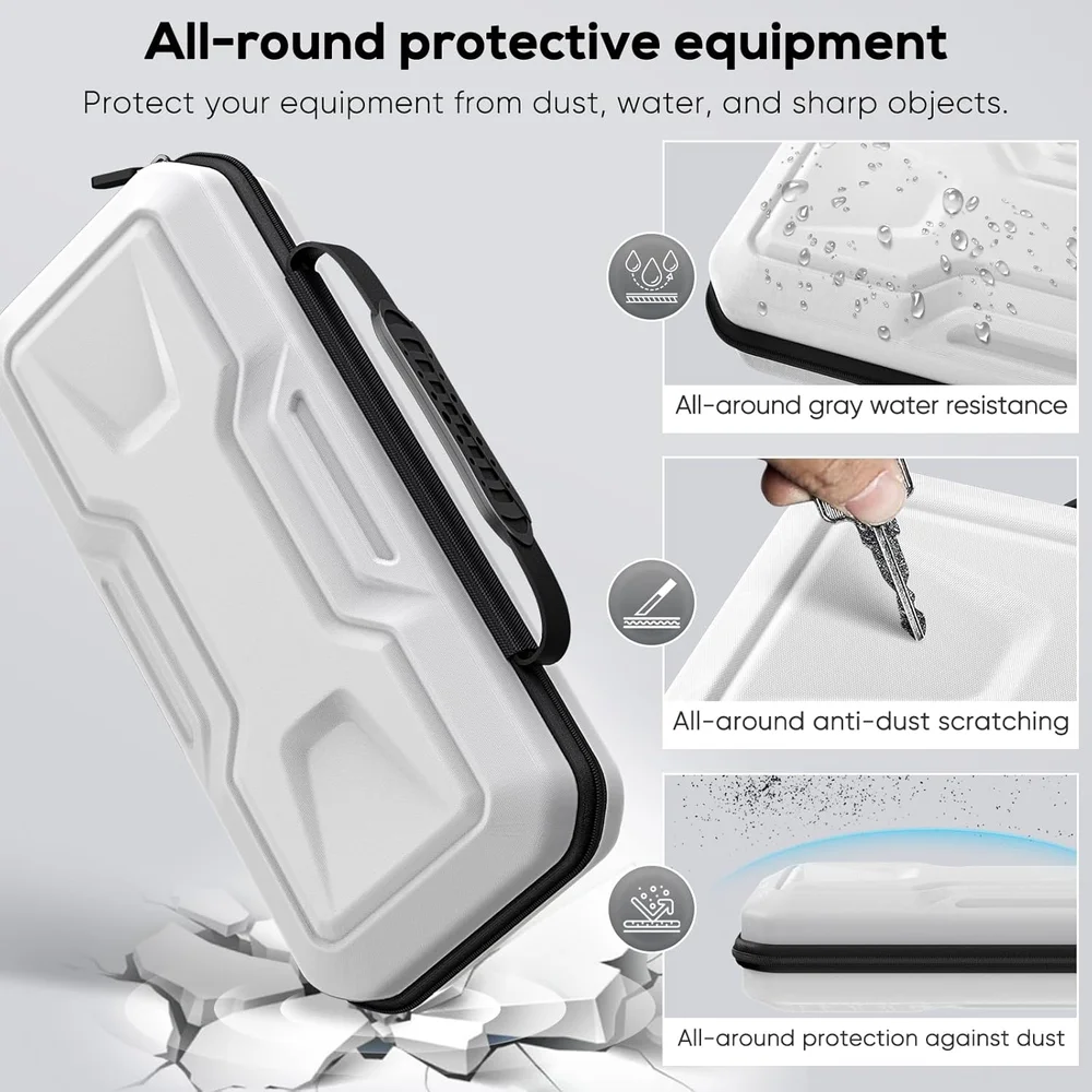 Case Bag Bolsa Estojo De Viagem E Proteção Para Playstation Portal Branco Case Bag Bolsa Estojo De Viagem E Proteção Para Playstation Portal Branco