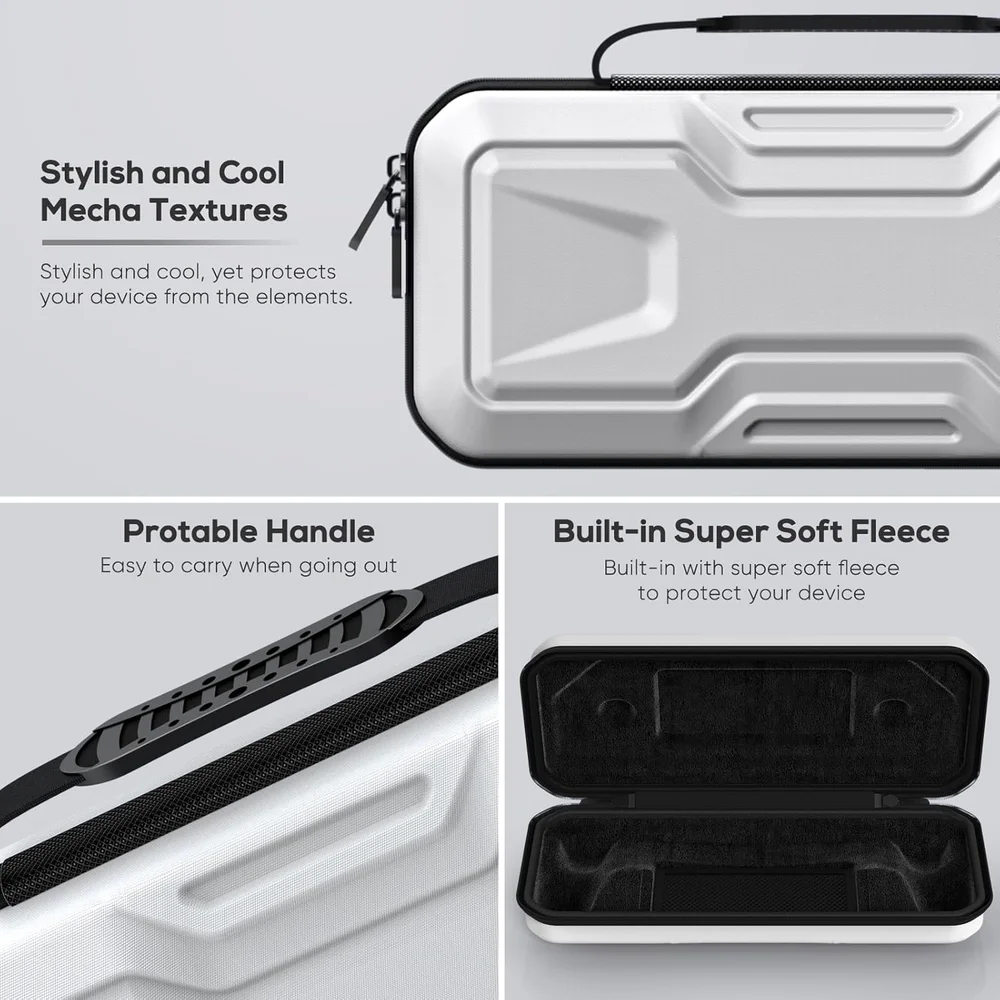 Case Bag Bolsa Estojo De Viagem E Proteção Para Playstation Portal Branco Case Bag Bolsa Estojo De Viagem E Proteção Para Playstation Portal Branco