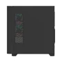 Gabinete Gamer Thermaltake View 290 Tg Mid Tower Curved Glass Com 3 Fan ARGB Preto