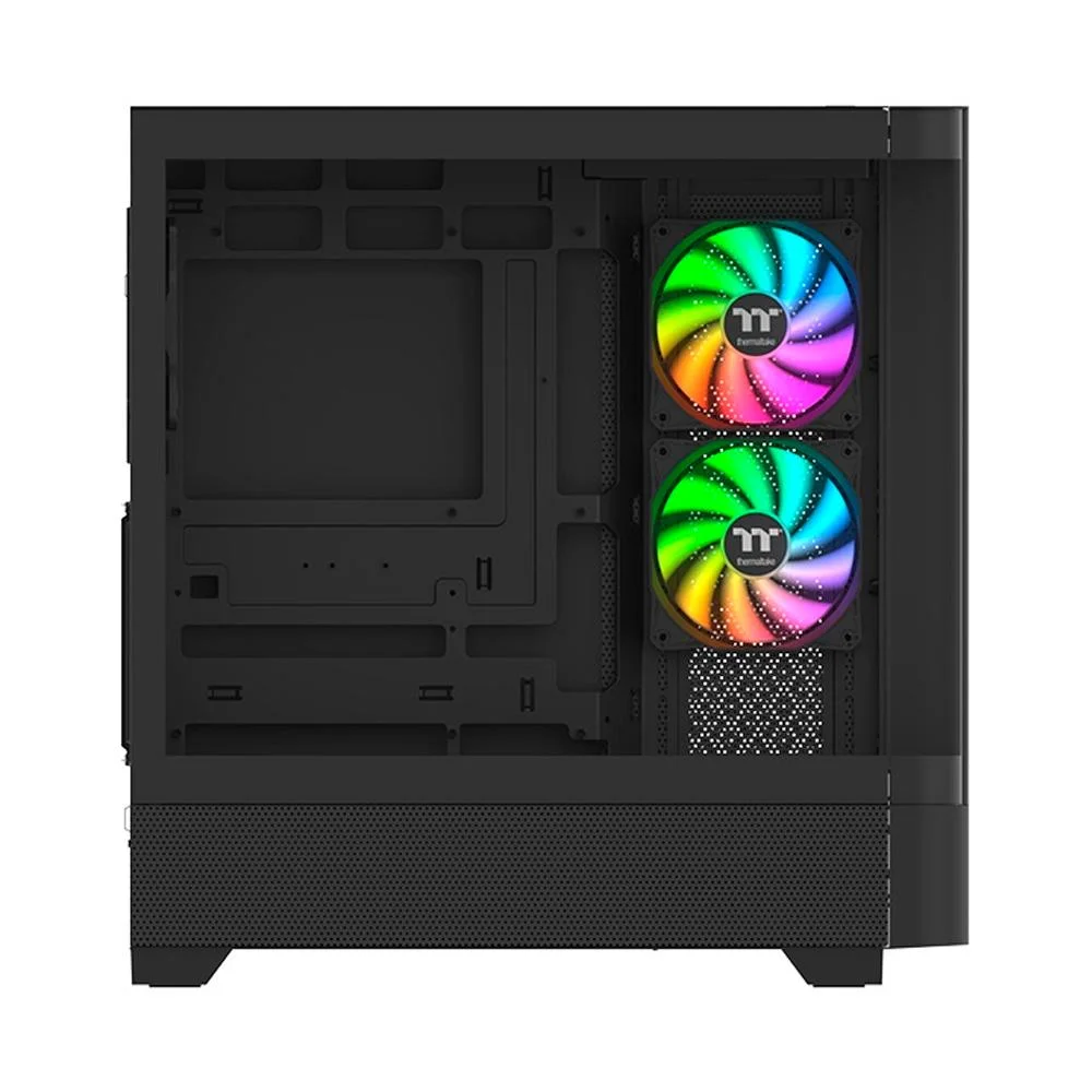 Gabinete Gamer Thermaltake View 290 Tg Mid Tower Curved Glass Com 3 Fan ARGB Preto Gabinete Gamer Thermaltake View 290 Tg Mid Tower Curved Glass Com 3 Fan ARGB Preto