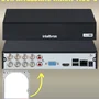 Kit 8 Câmeras Full Color C/áudio Dvr Intelbras 8ch 500gb