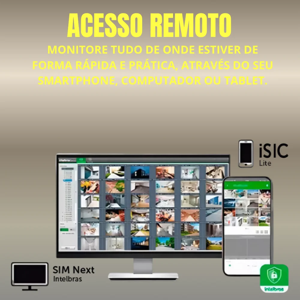 Kit 8 Câmeras Full Color C/áudio Dvr Intelbras 8ch 500gb