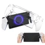 Case Ps5 Portal Cinza + Película Vidro + Capa Acrílico