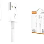 Cabo De Carga Usb Lightning 1m Agold Cb-71 Branco