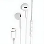 Fone Com Fio Entrada Tipo C Fancy - Branco