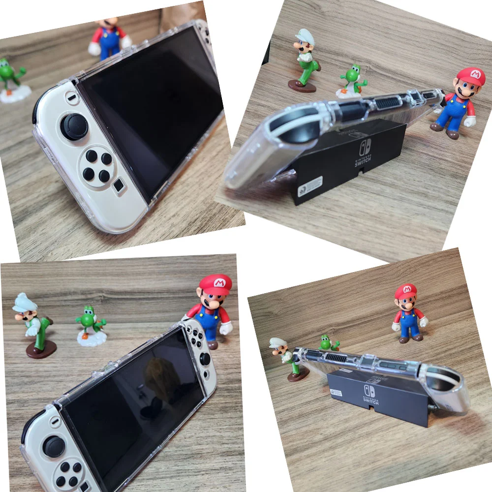 Capa Transparente Nintendo Swith OLED Proteção Acrílico Capa Transparente Nintendo Swith OLED Proteção Acrílico