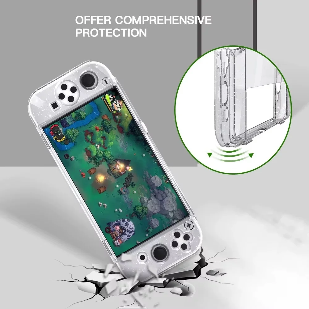 Capa Transparente Nintendo Swith OLED Proteção Acrílico Capa Transparente Nintendo Swith OLED Proteção Acrílico