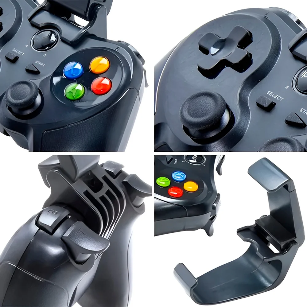 Controle Gamepad Bluetooth Suporte Celular Joystick Controle Gamepad Bluetooth Suporte Celular Joystick