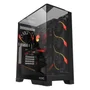 Gabinete Gamer PCyes Forcefield Dome Black Vulcan - Gffdbv