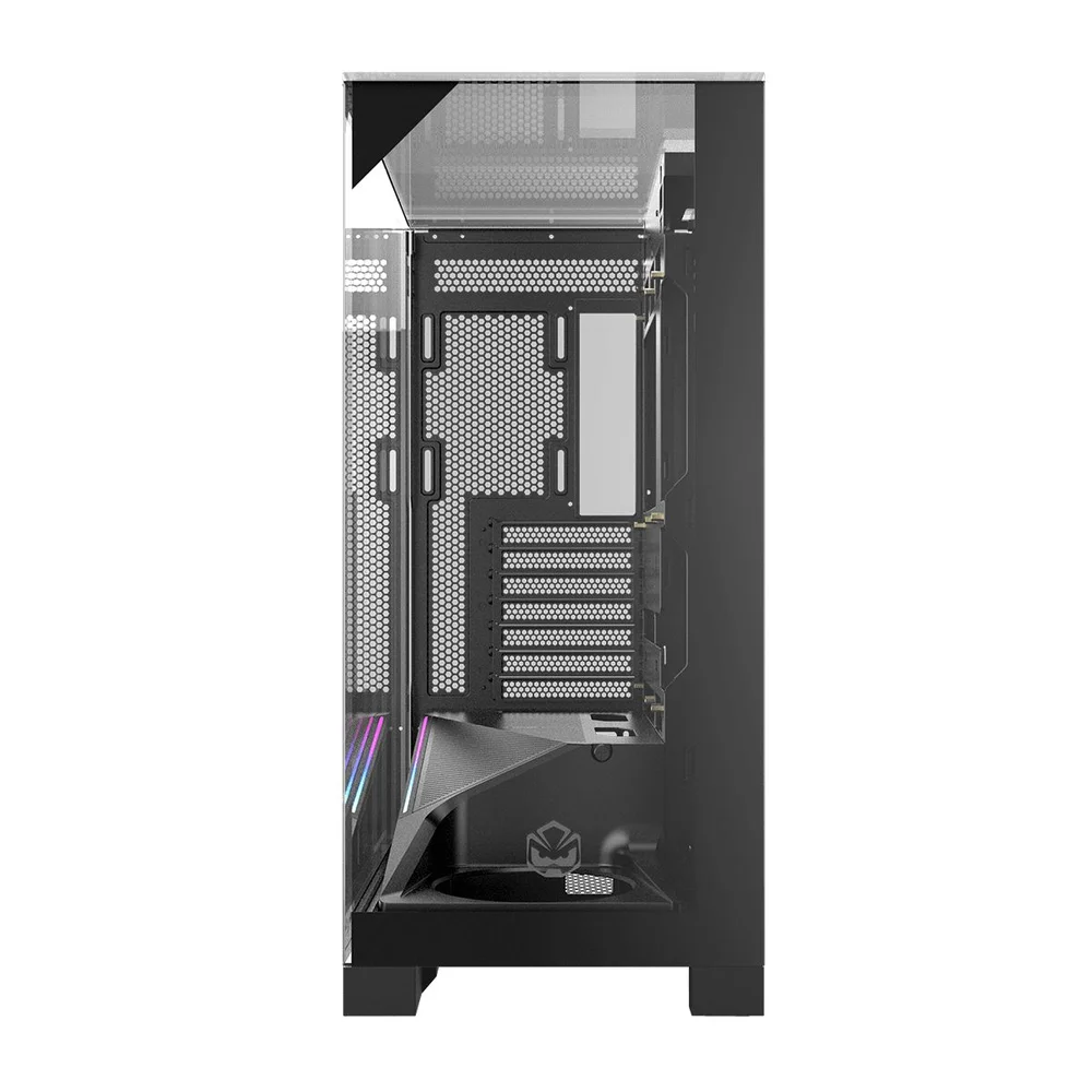 Gabinete Gamer PCyes Forcefield Dome Black Vulcan - Gffdbv Gabinete Gamer PCyes Forcefield Dome Black Vulcan - Gffdbv